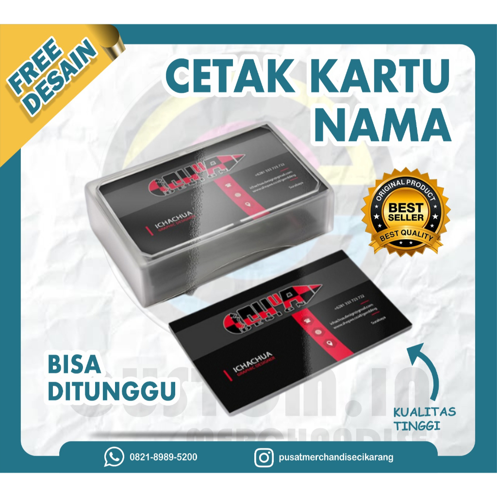 Jual CETAK KARTU NAMA / NAMECARD / NAME CARD ART CARTON CUSTOM MURAH
