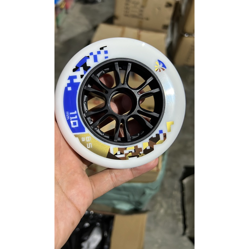 Jual ban sepatu roda wheels inline skate flying eagle 110mm | Shopee ...