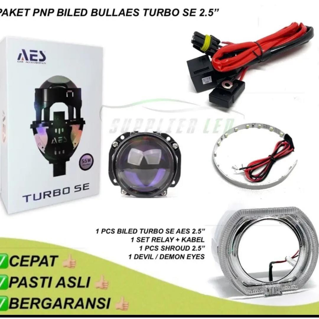 Jual PAKET PNP BILED TURBO SE 2,5 INCH TURBO GEN 3 55 WATT | Shopee ...