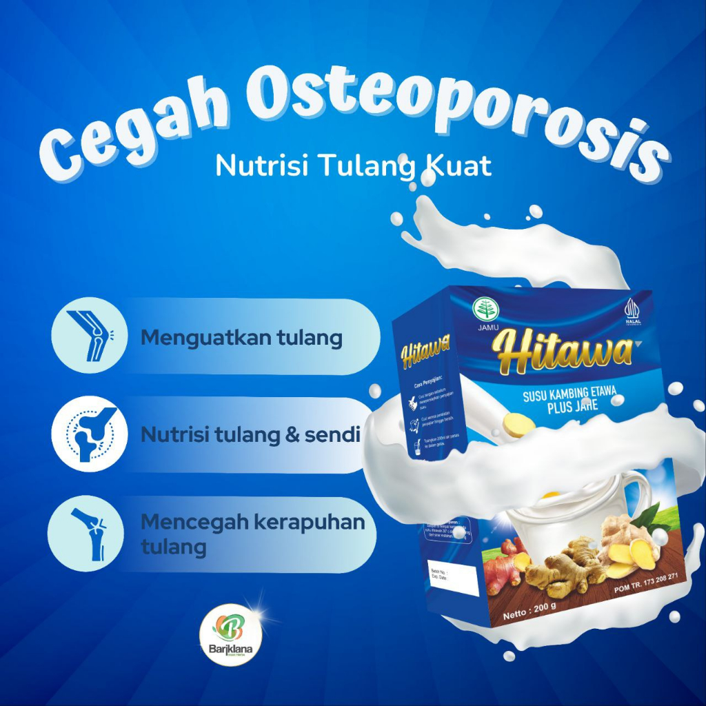 Jual HITAWA Susu Kambing Etawa Plus Herbal Jahe 200g Sehat sendi dan ...