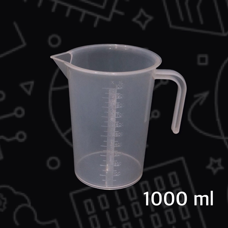 Jual Gelas Ukur Plastik 1 Liter Measuring Cup Gelas Takar 1 Liter Shopee Indonesia 0916