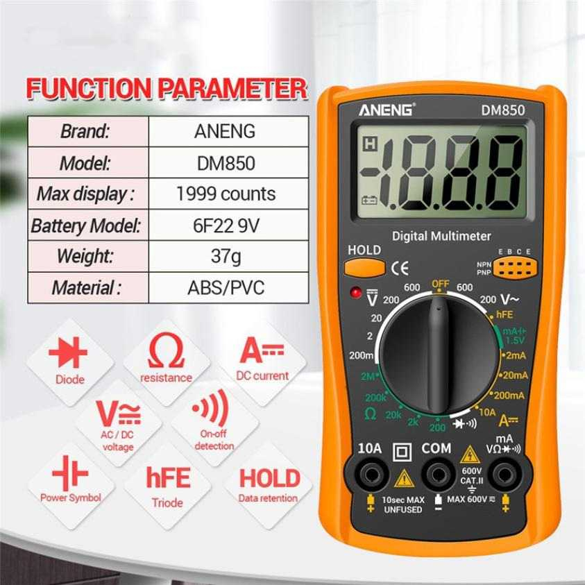 Jual Multitester Alat Pengukur Listrik Avometer Digital Multimeter ...