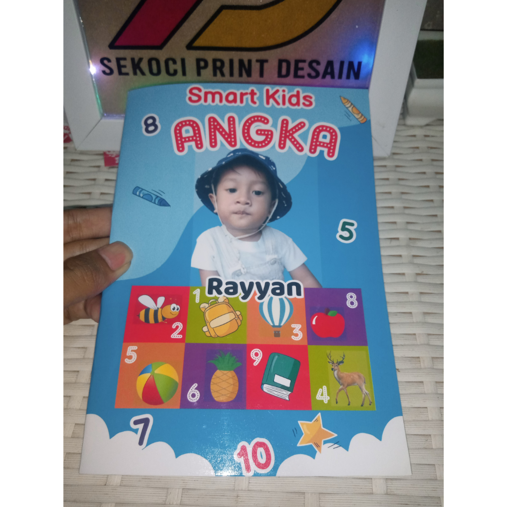 Jual Buku Edukasi Anak Belajar Huruf Dan Angka Bisa Pakai Foto | Shopee ...