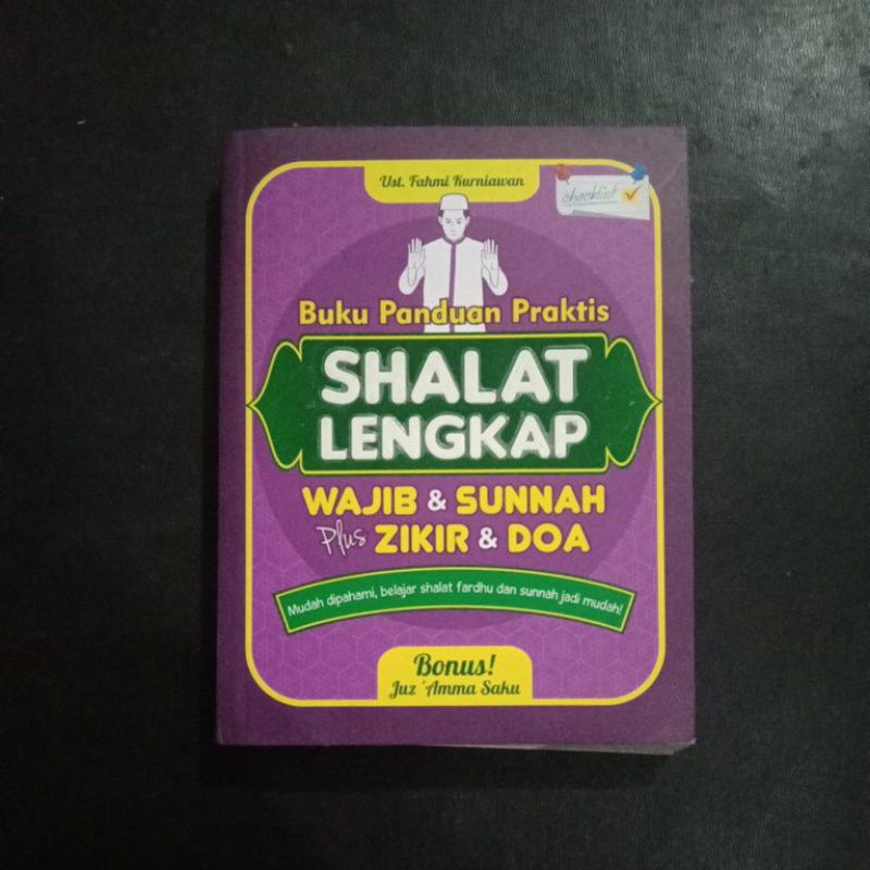 Jual Buku Panduan Praktis Shalat Lengkap Wajib And Sunnah Plus Zikir