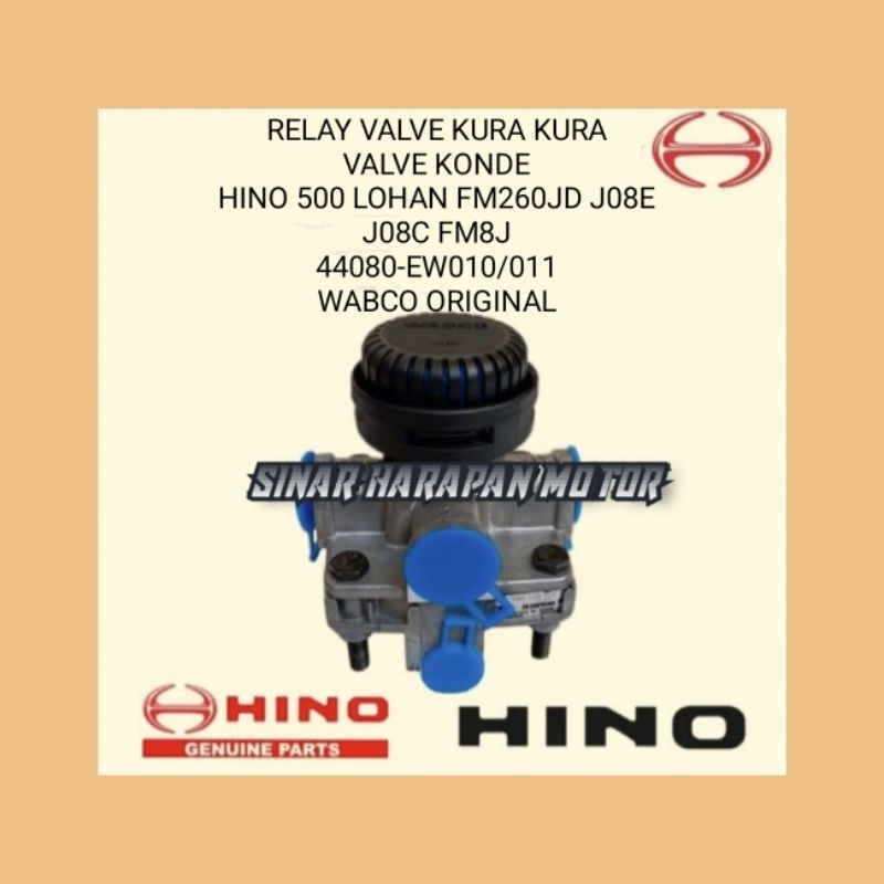 Jual RELAY VALVE KURA KURA HINO LOHAN 500 NEW WABCO 44080EW010/EW011 Shopee Indonesia