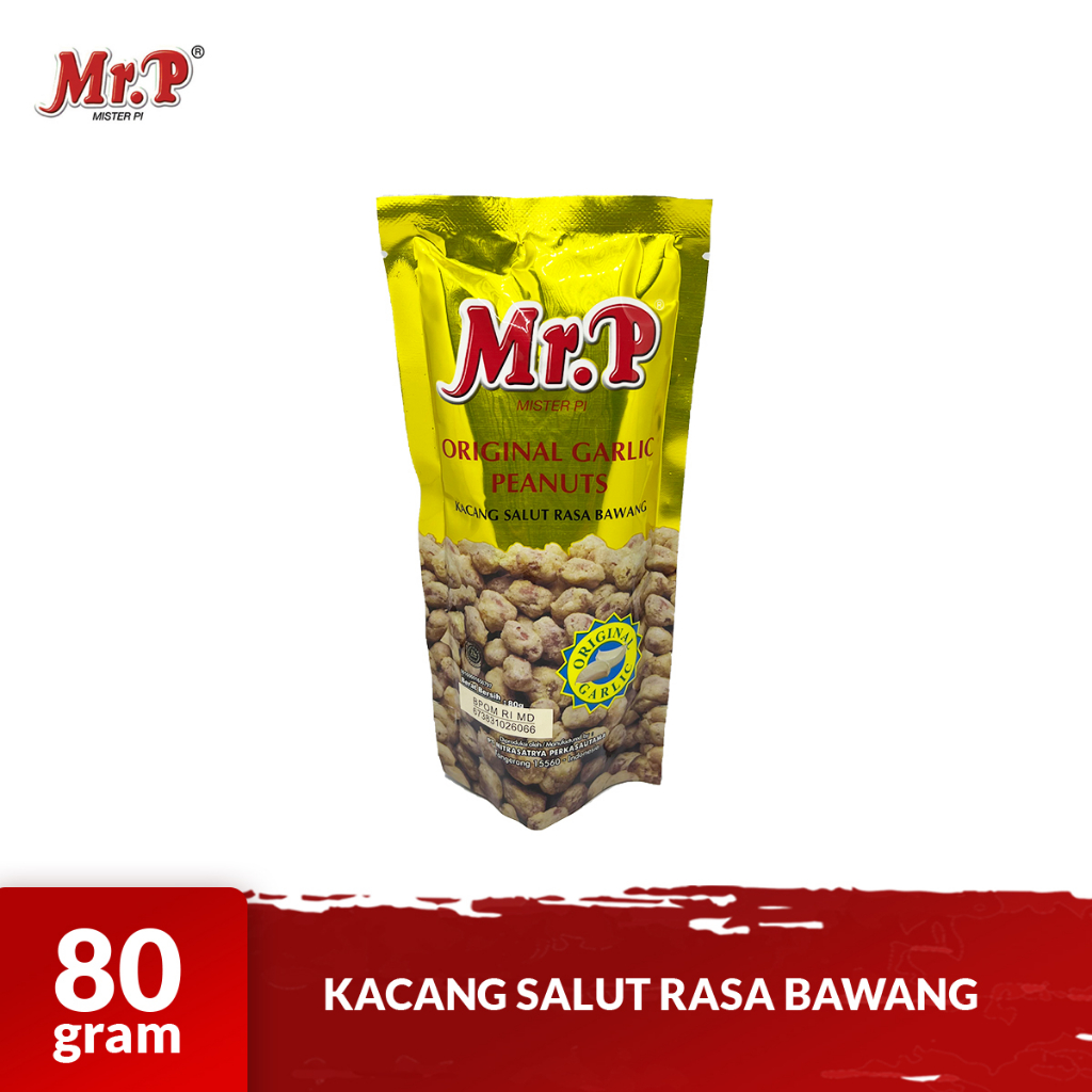 Jual Mr P Kacang Panggang Varian Rasa Garlic Kemasan Gr Shopee Indonesia