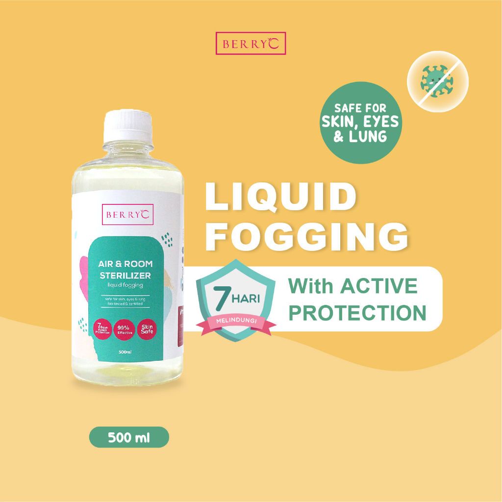 Jual Berryc Liquid Fogging Disinfektan Ml Pembersih Udara Natural Cairan Sterilisasi