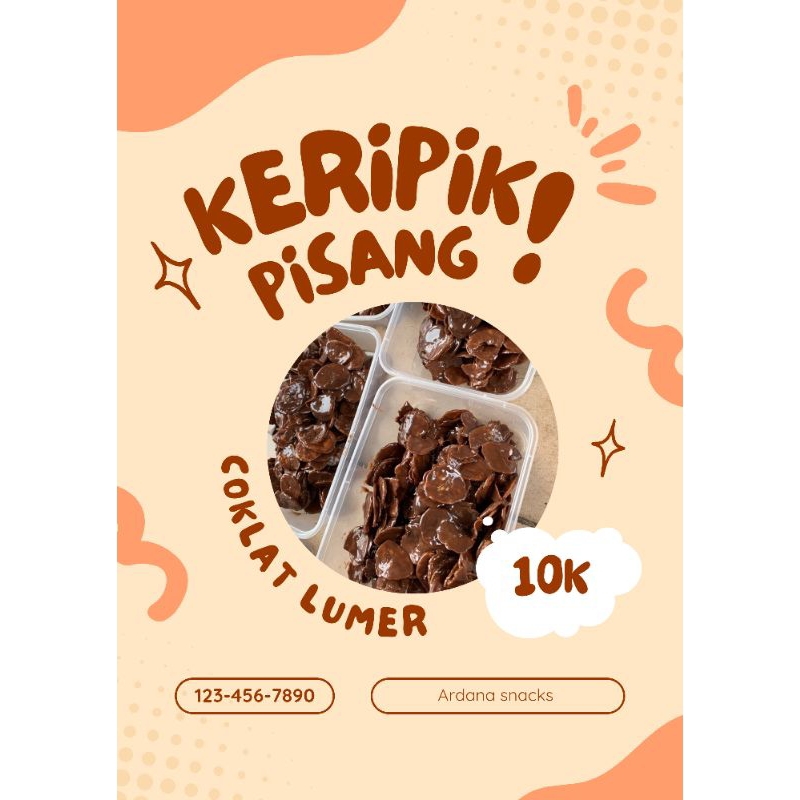 Jual Keripik Pisang Coklat Lumer Shopee Indonesia