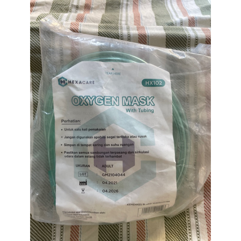 Jual (READY) Selang oksigen nasal kanul canal oxygan O2 masker oksigen ...