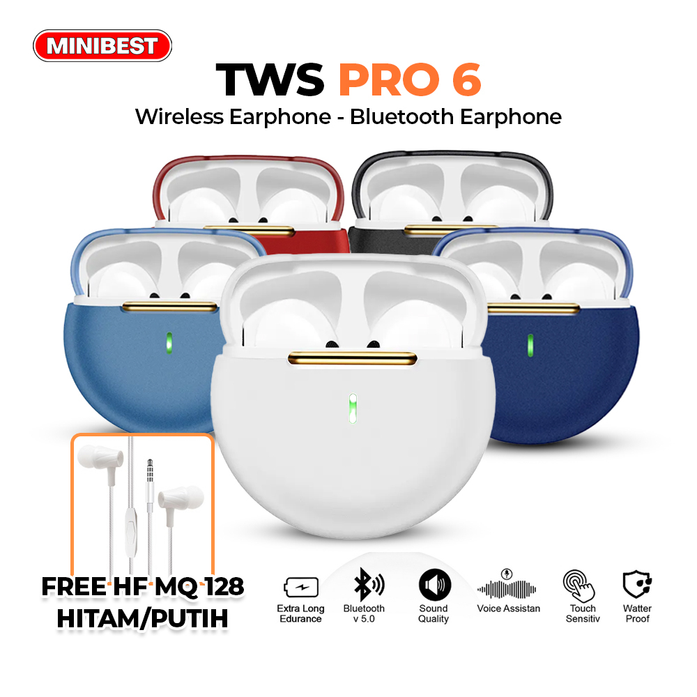 Jual Mb Minibest Tws Earphone Headset Bluetooth Pro Headphone Suara Super Bass Earbud Nirkabel