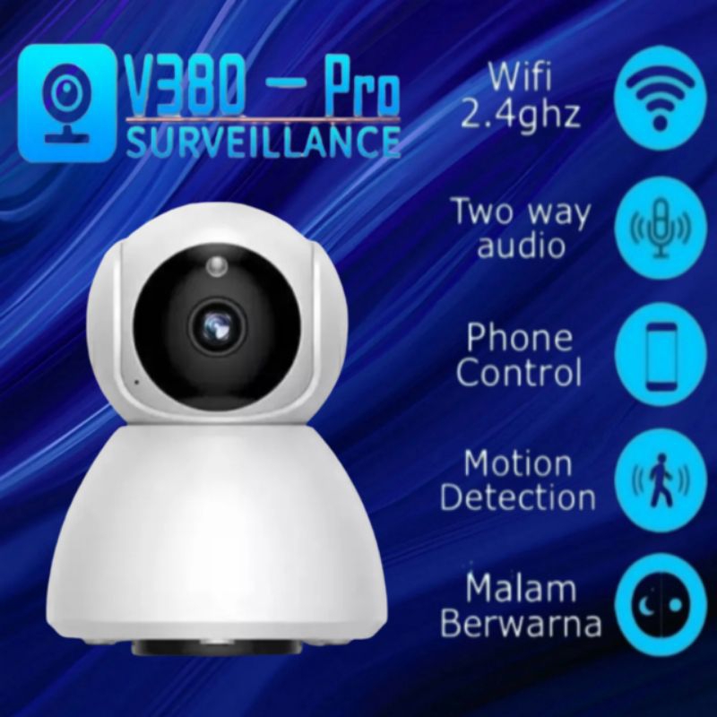 Jual camera cctv aplikasi v380 IP camera mini 5mp full HD 1080p