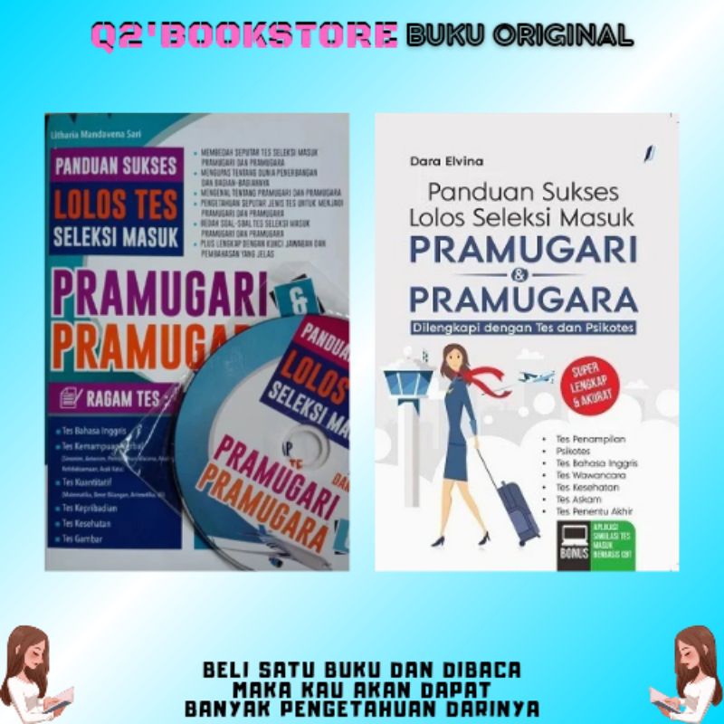 Jual BUKU TES SELEKSI PRAMUGARI / PANDUAN SUKSES TES MASUK PRAMUGARI ...