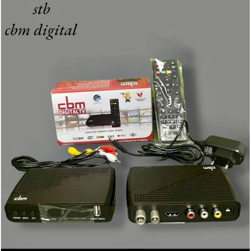 Jual PROMOO Set Top Box Tv Digital STB CBM DV3T2 Kominfo Full HD SNI