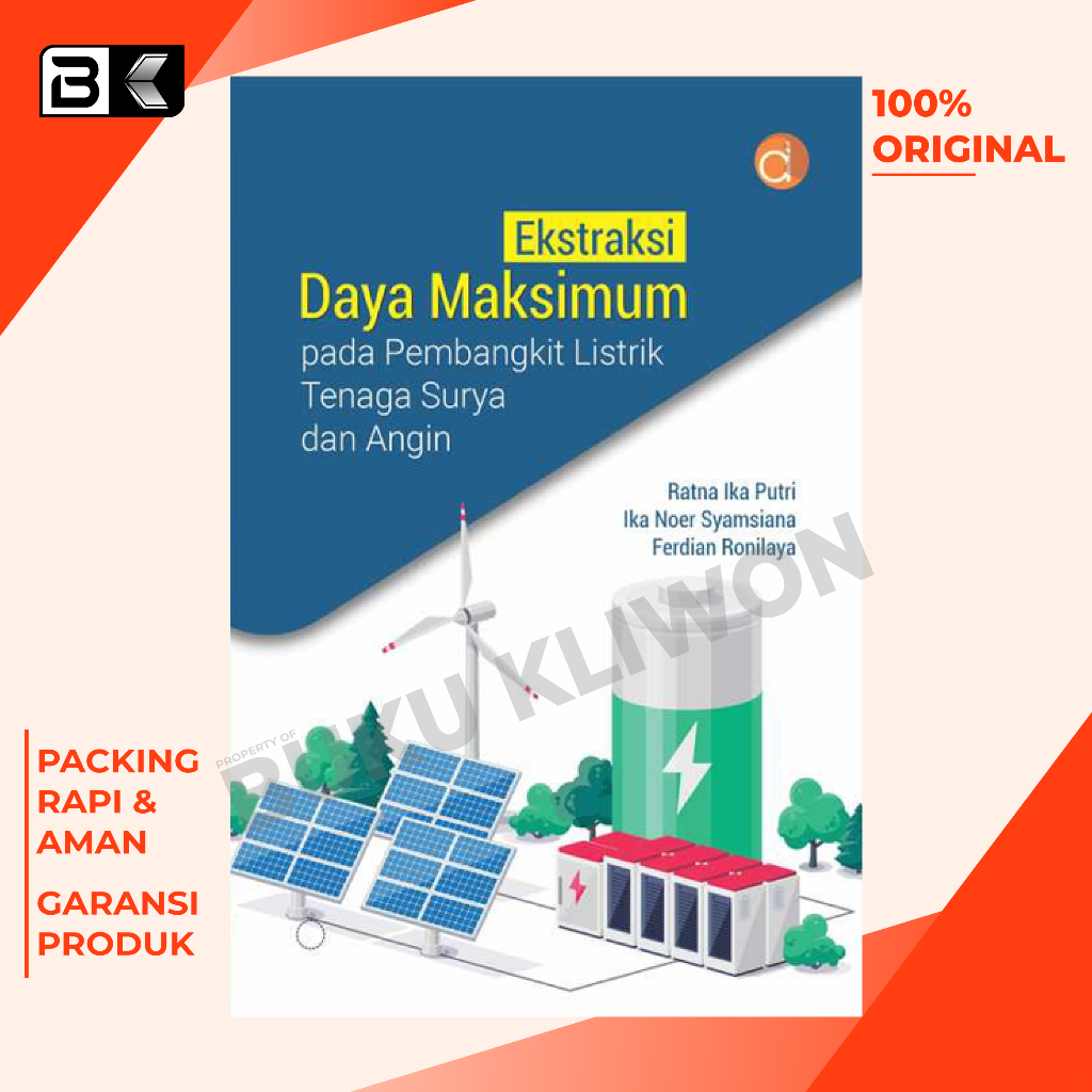 Jual Buku Pembangkit Listrik Tenaga Surya Dan Angin - Ratna Ika Putri ...