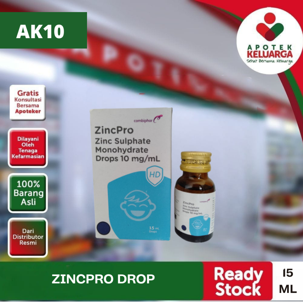 Jual ZINC PRO DROP & SYRUP UNTUK MENGATASI DIARE I PADANG Shopee