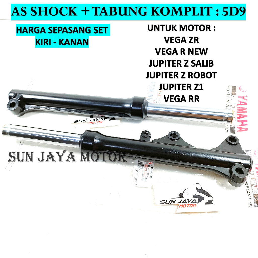 Jual As Shock + Tabung Shock Depan Vega ZR / Vega R new /Jupiter Z ...