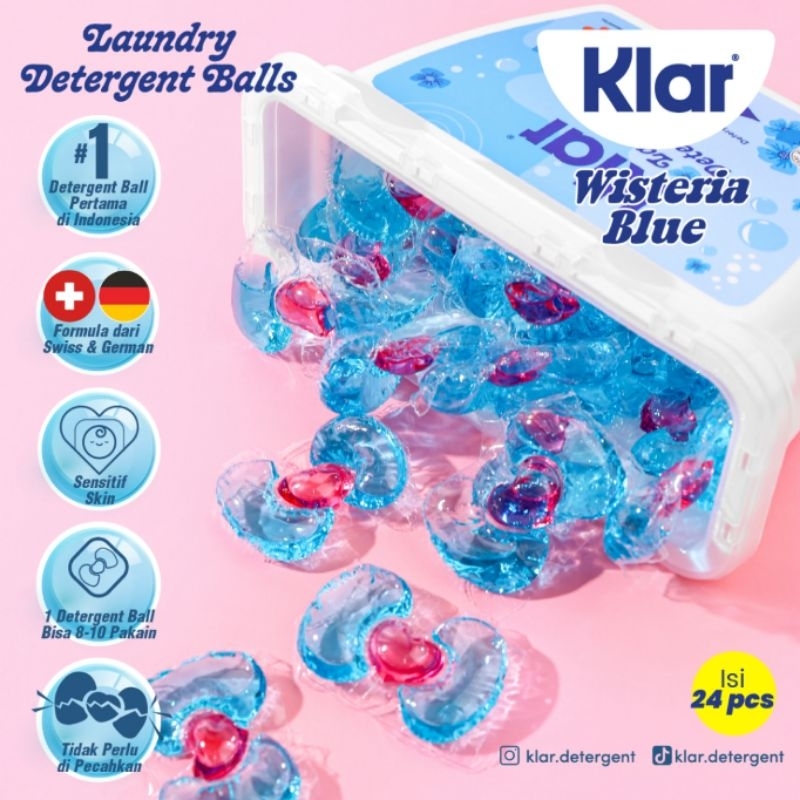 Jual KLAR Laundry Detergent Balls by Steincookware Deterjen Instant