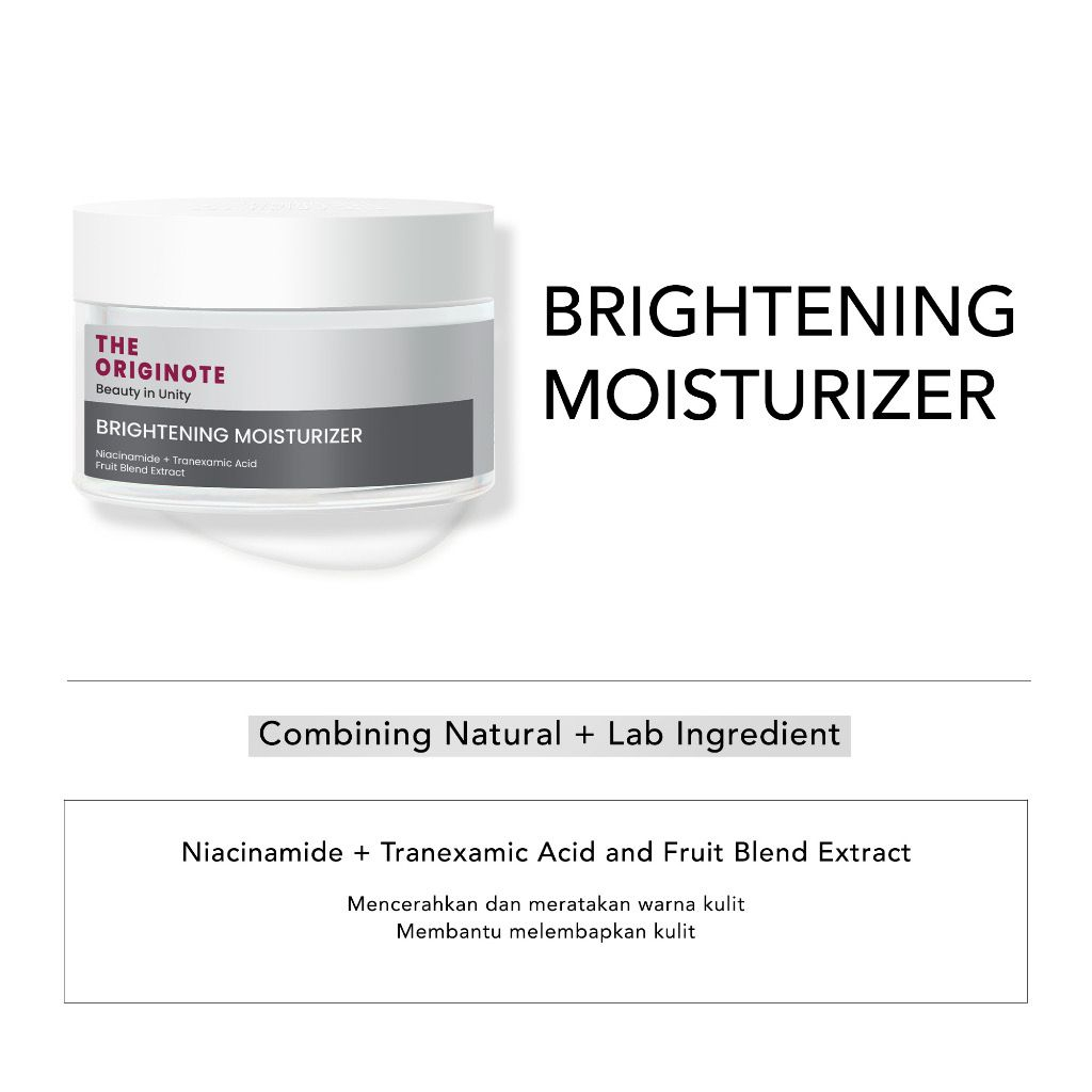 Jual The Originote Brightening Moisturizer Shopee Indonesia