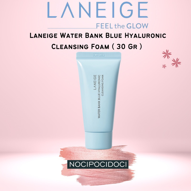 Jual Laneige Water Bank Blue Hyaluronic Cleansing Foam ( 30 Gr ...