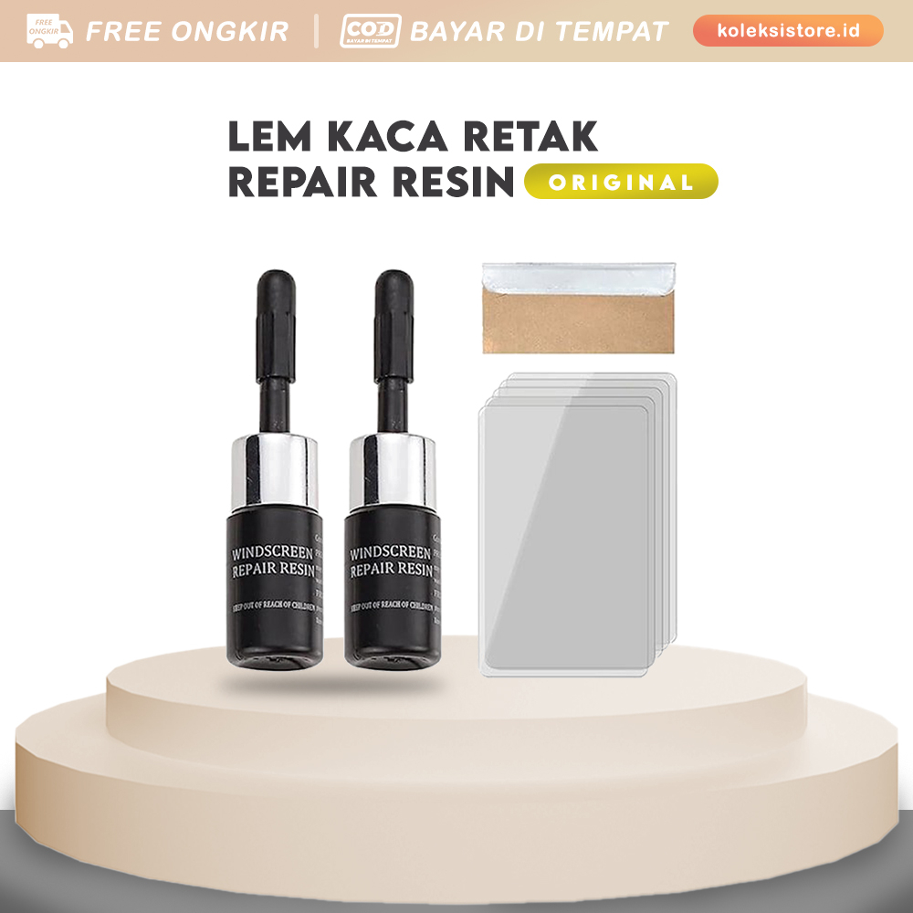 Jual Windshield Repair Kit Glass Lem Perekat Kaca Mobil Hp Aquarim