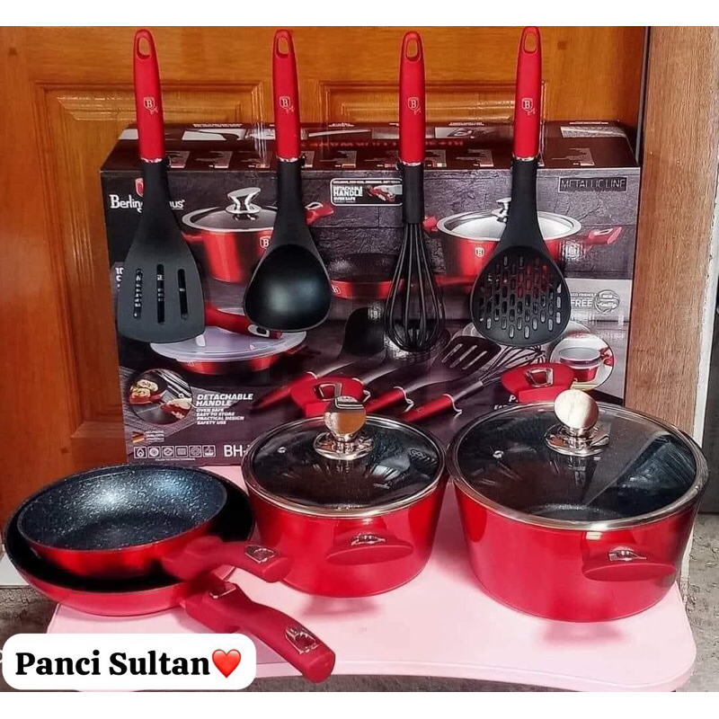 Jual Set Panci Lengkap, Mewah dan Set Of 13 Pcs Cookware Set with ...