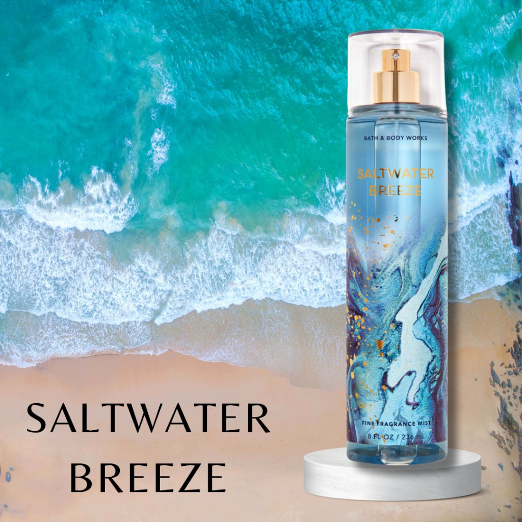 Jual Bbw Bath And Body Works Saltwater Breeze Fine Fragrance Body Mist