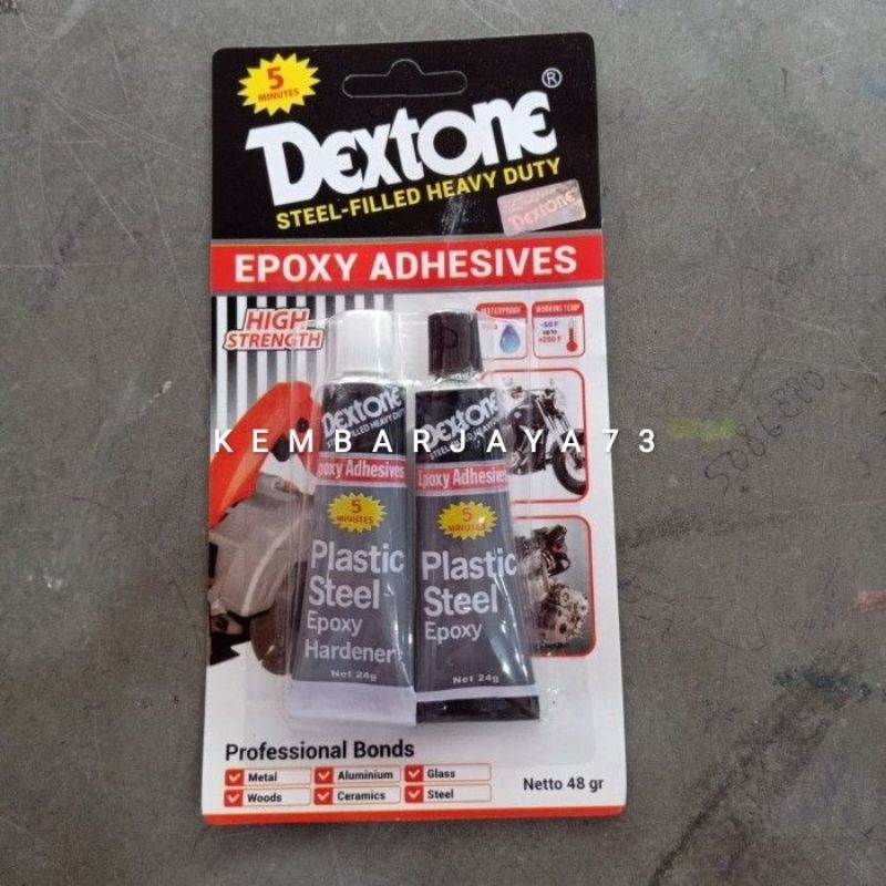 Jual Lem Besi Dextone Lem Besi 5 Menit Dextone Kemasan 48 Gram | Shopee ...