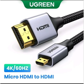 UGREEN Micro HDMI to HDMI + VGA Adapter 30cm (Black) - UGREEN Indonesia  Official