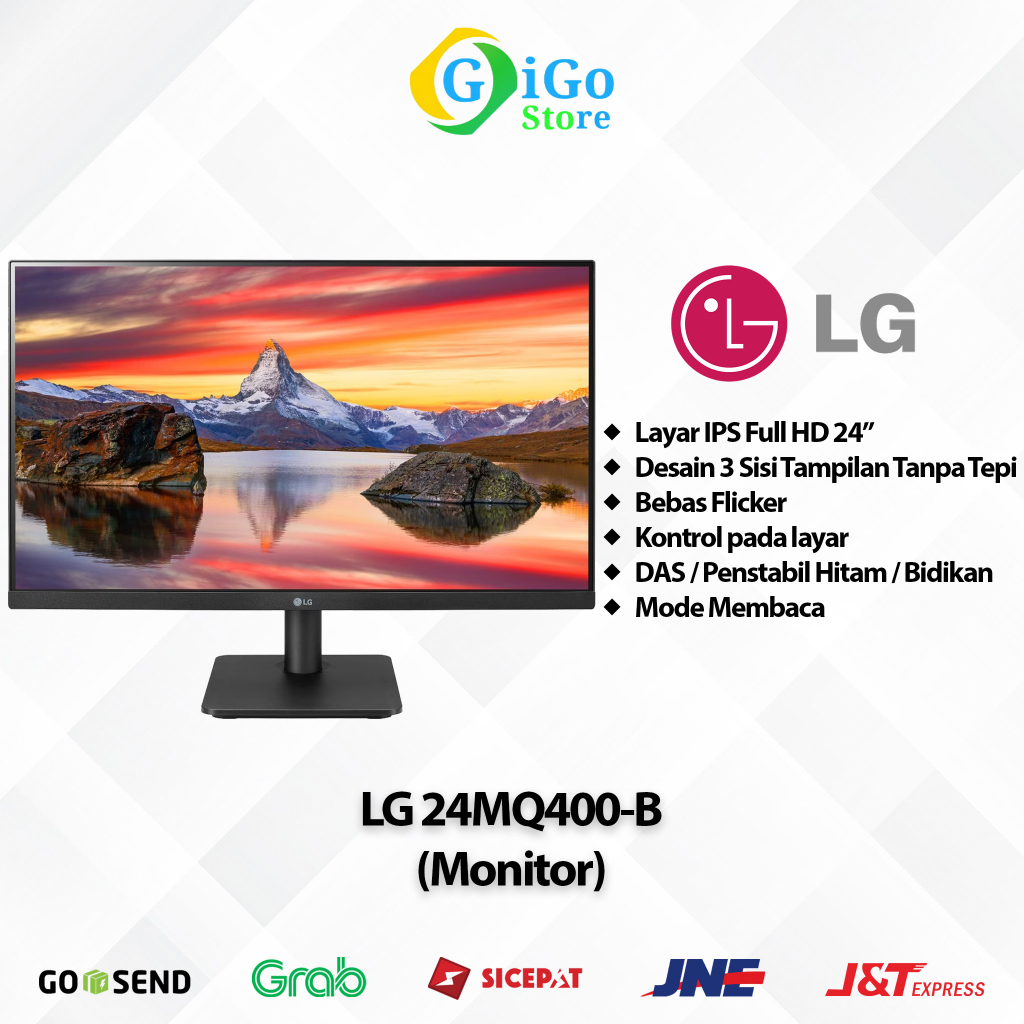 Jual Monitor LED LG 24MQ400 IPS 24 Full HD HDMI D-Sub 75Hz Laptop Komputer