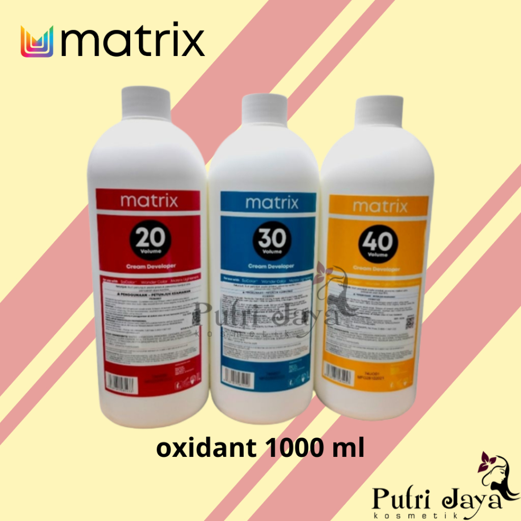 Jual MATRIX OXIDANT Cream Developer 1 Liter | Campuran Semir Rambut ...