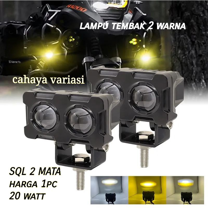 Jual Lampu Tembak Laser Sql Foqlampu Depan Led D Mata Putih