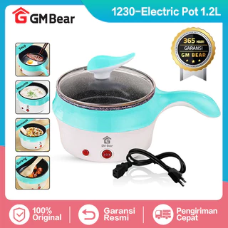 GM Bear Panci Listrik Serbaguna 1.2L P0259 - Panci Elektrik Alat Masak Listrik