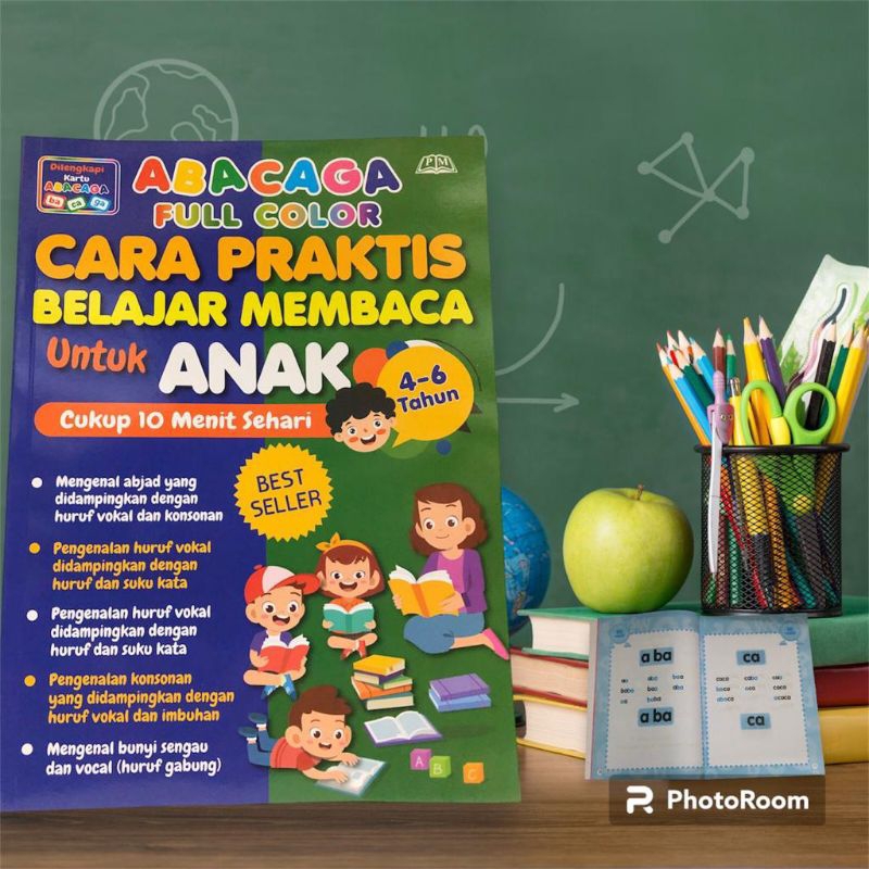 Jual Buku Abacaga Original / Cara Praktis Belajar Membaca Untuk Anak 4 ...