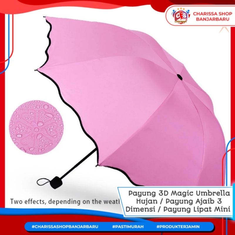 Jual Payung 3d Magic Umbrella Hujan Payung Ajaib 3 Dimensi Payung