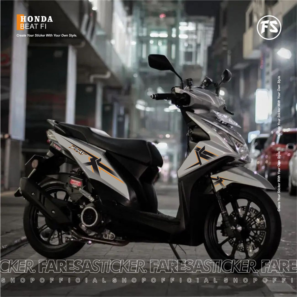 Jual FR 1 Striping HONDA BEAT FI 2012, 2013, 2014, 2015, 2016