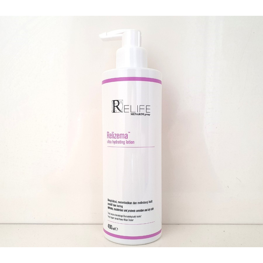 Jual Relife Relizema Ultra Hydrating Lotion 400 mL Pelembab Eksim ...