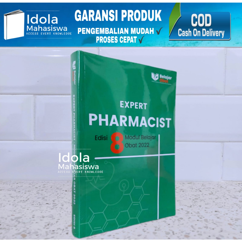 Jual EXPERT PHARMACIST EDISI 8 MODUL BELAJAR OBAT 2022 KUMPULAN SOAL ...