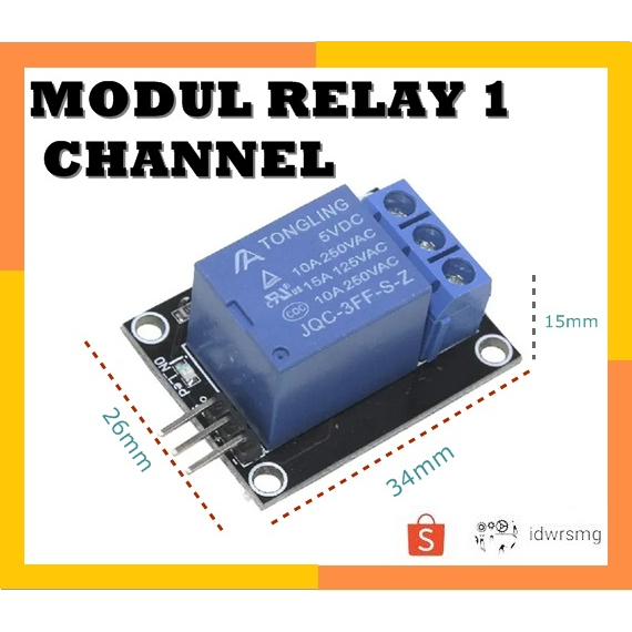 Jual Modul Relay 1 modul relay 1 channel 5VDC | Shopee Indonesia
