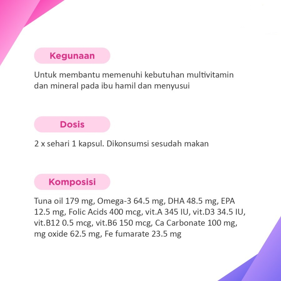 Jual Promavit 60 Kapsul / 30 Kapsul - Vitamin Ibu Hamil & Menyusui ...