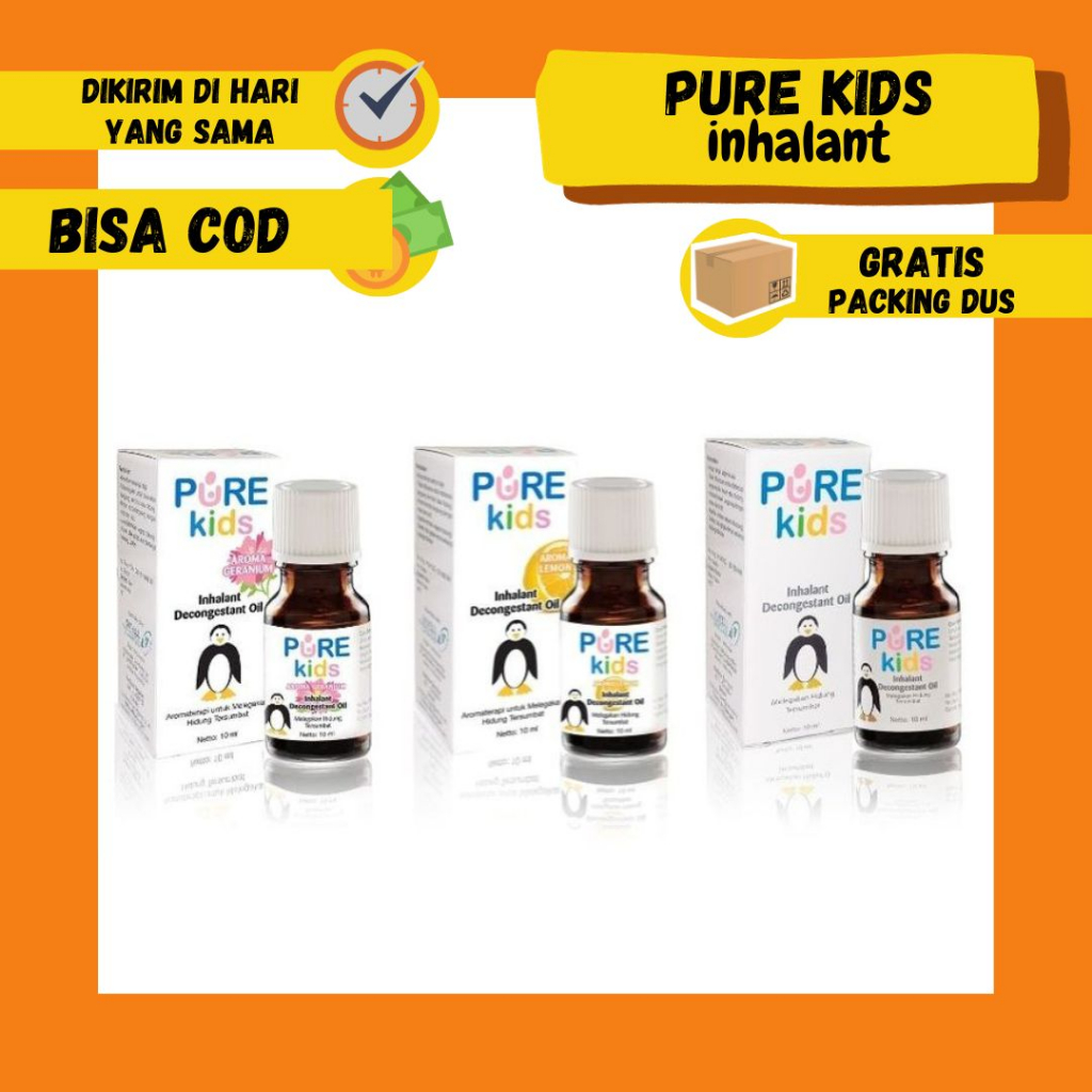 Jual Pure Kids Inhalant Decongestant Oil 10 ml | Shopee Indonesia