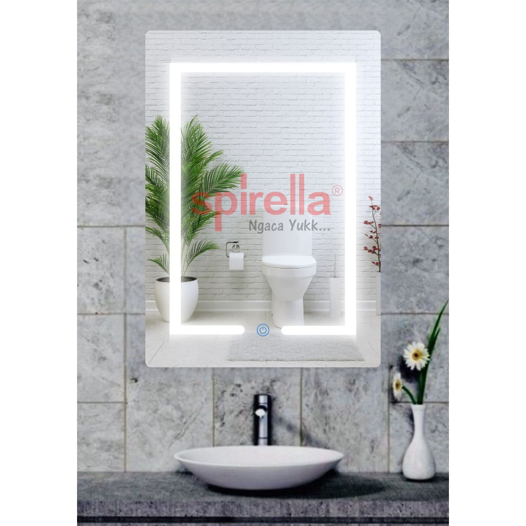 Jual Cermin LED Spirella Ukuran 60 x 80 cm (1 Warna) | Shopee Indonesia