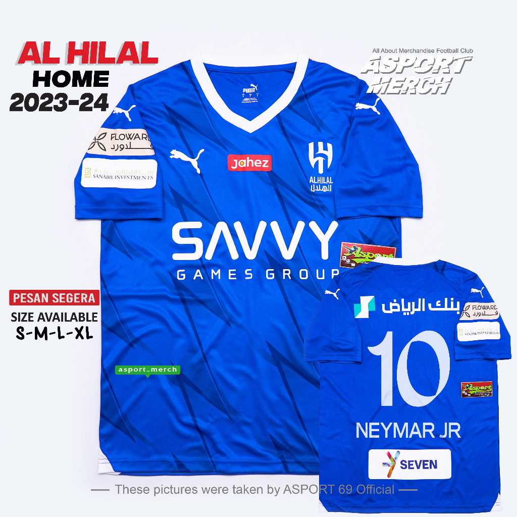 Al Hilal 2023-24 Neymar home Jersey - XXL