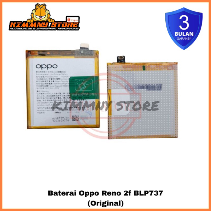 Jual BATTERY BATERAI BATRE OPPO RENO 2F / RENO2 F BLP737 ORIGINAL ...