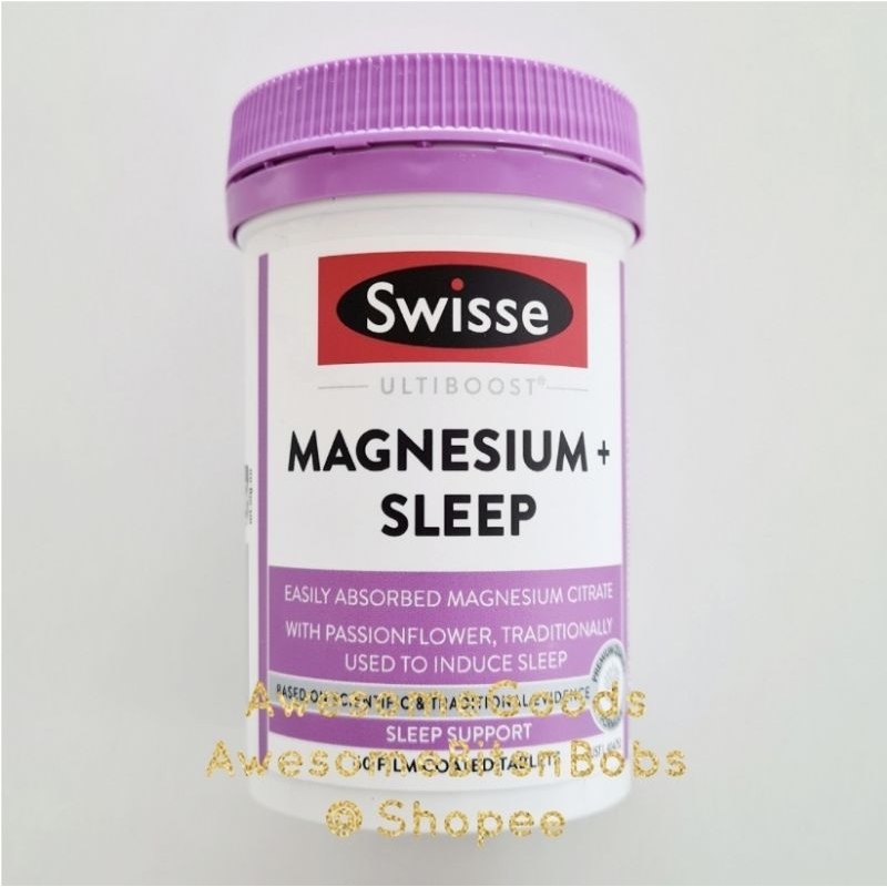 Jual Swisse Australia Ultiboost Magnesium + Sleep 60 Tablets Shopee
