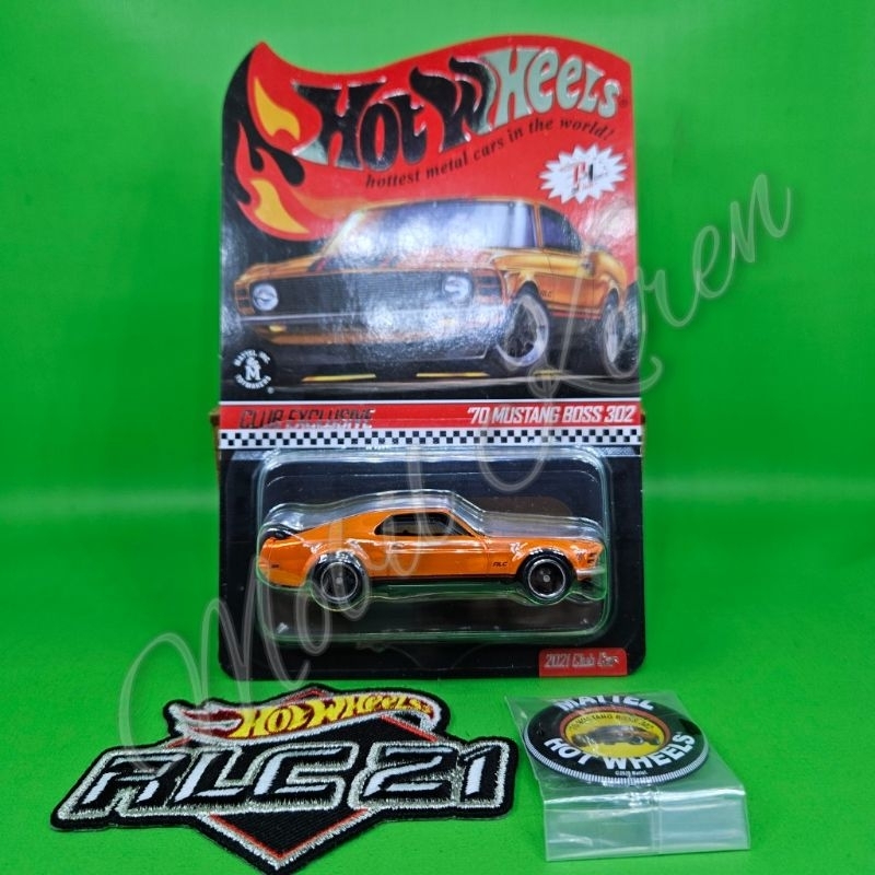 2021 RLC Hot Wheels Membership '70 Mustang Boss 302 Car Kit *Ready To Ship!* 887961957730