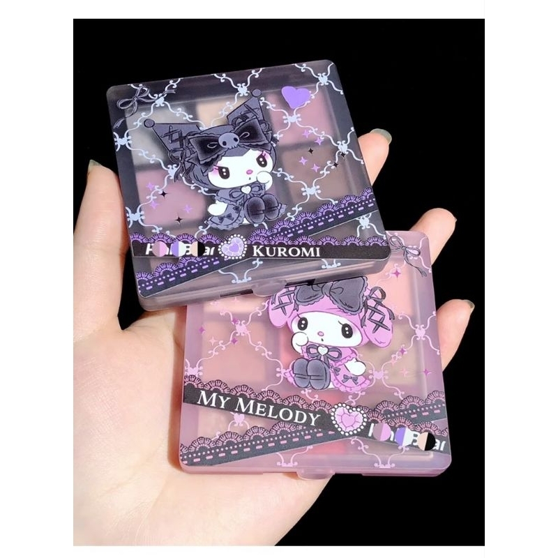 Jual PINK BEAR SANRIO KUROMI MY MELODY 9 color EYESHADOW PALLETE | Shopee Indonesia