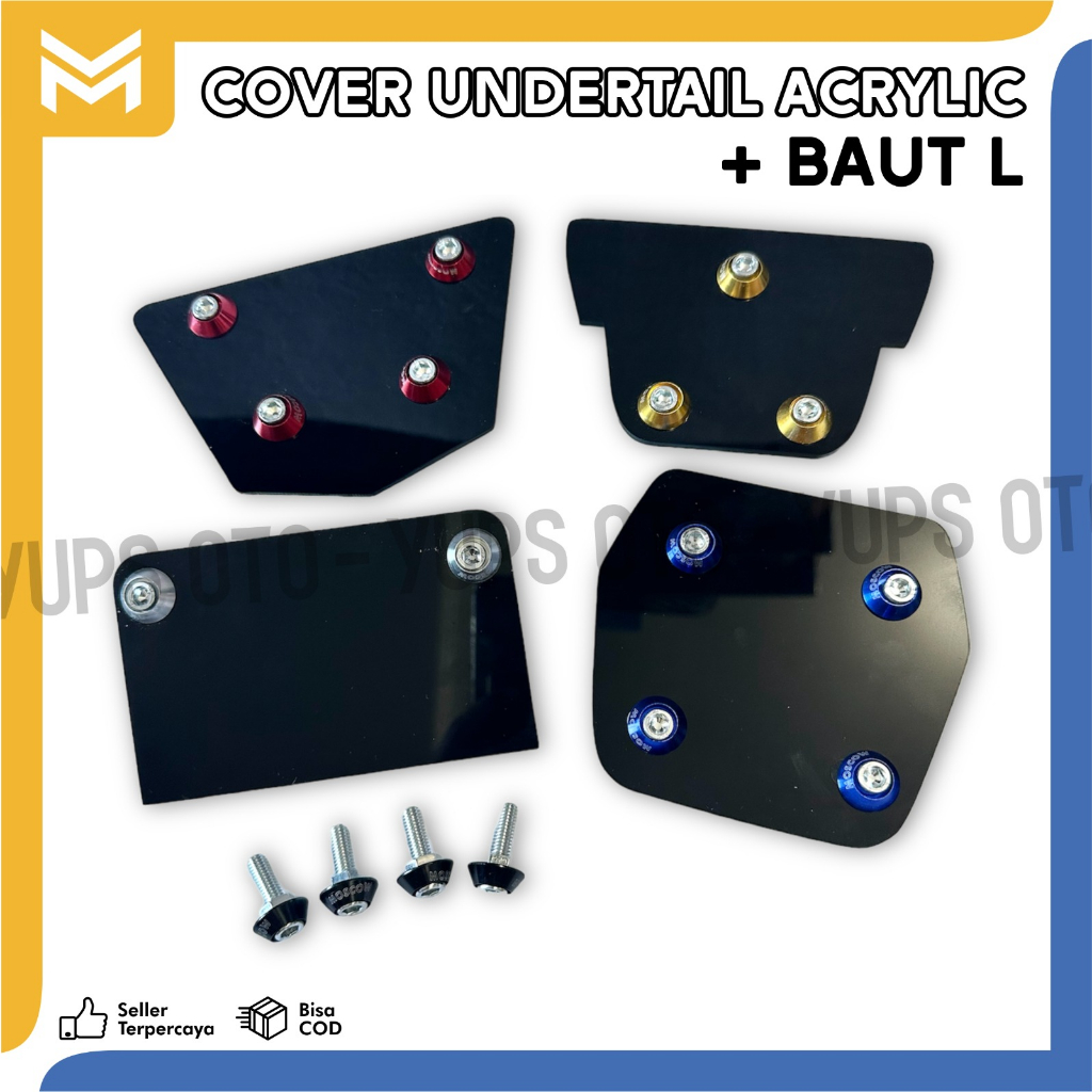 Jual TUTUP UNDERTAIL FENDER LUBANG SPAKBOR BELAKANG AKRILIK NINJA 250Fi ...