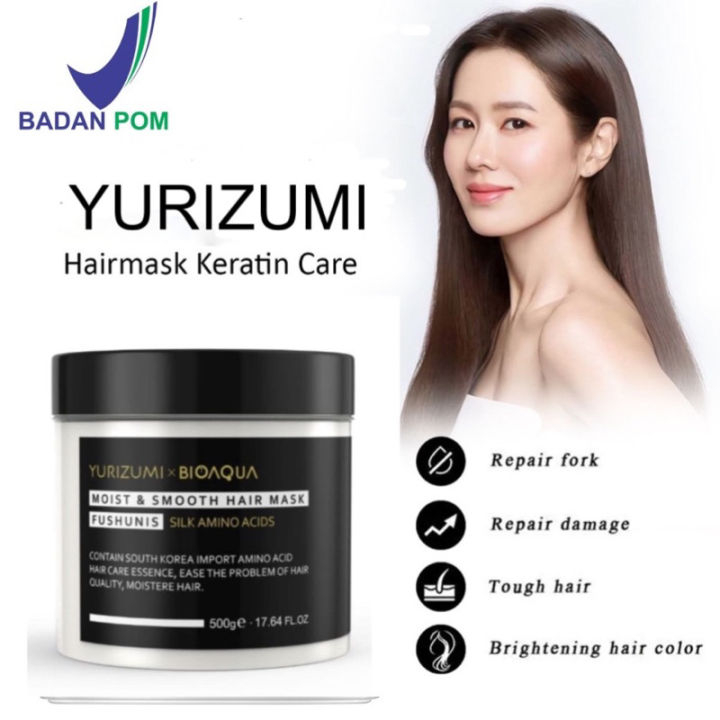 Jual YURIZUMI X BIOAQUA Masker Rambut Creambath Hair Mask Smoothing
