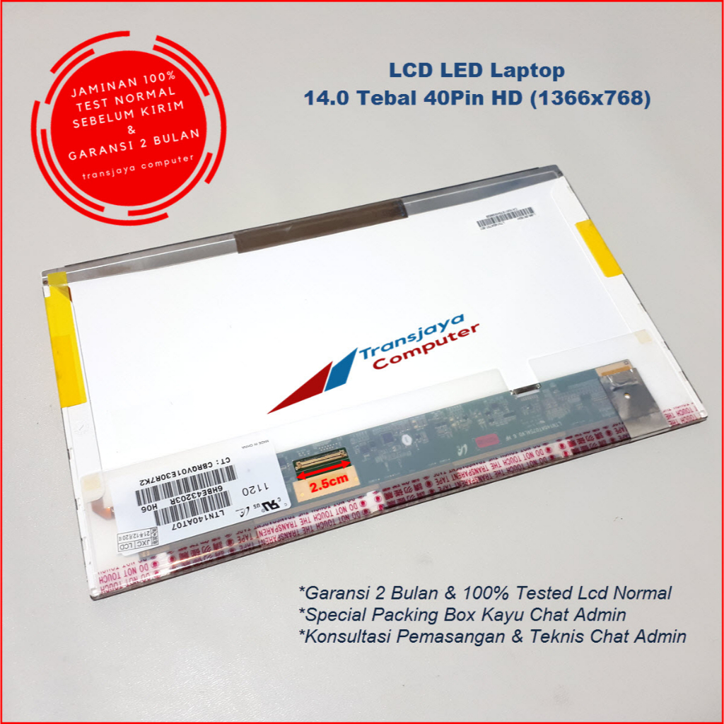 Jual Layar LCD LED Laptop Acer Aspire 4253 4352 4349 4535 4732