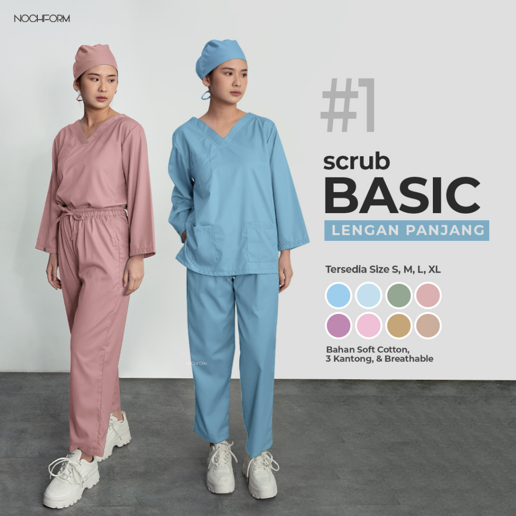 Jual Nochform Vol 1 Doctors Scrub Set Baju Celana Jaga Oka Baju Ok Dokter Baju Ok 